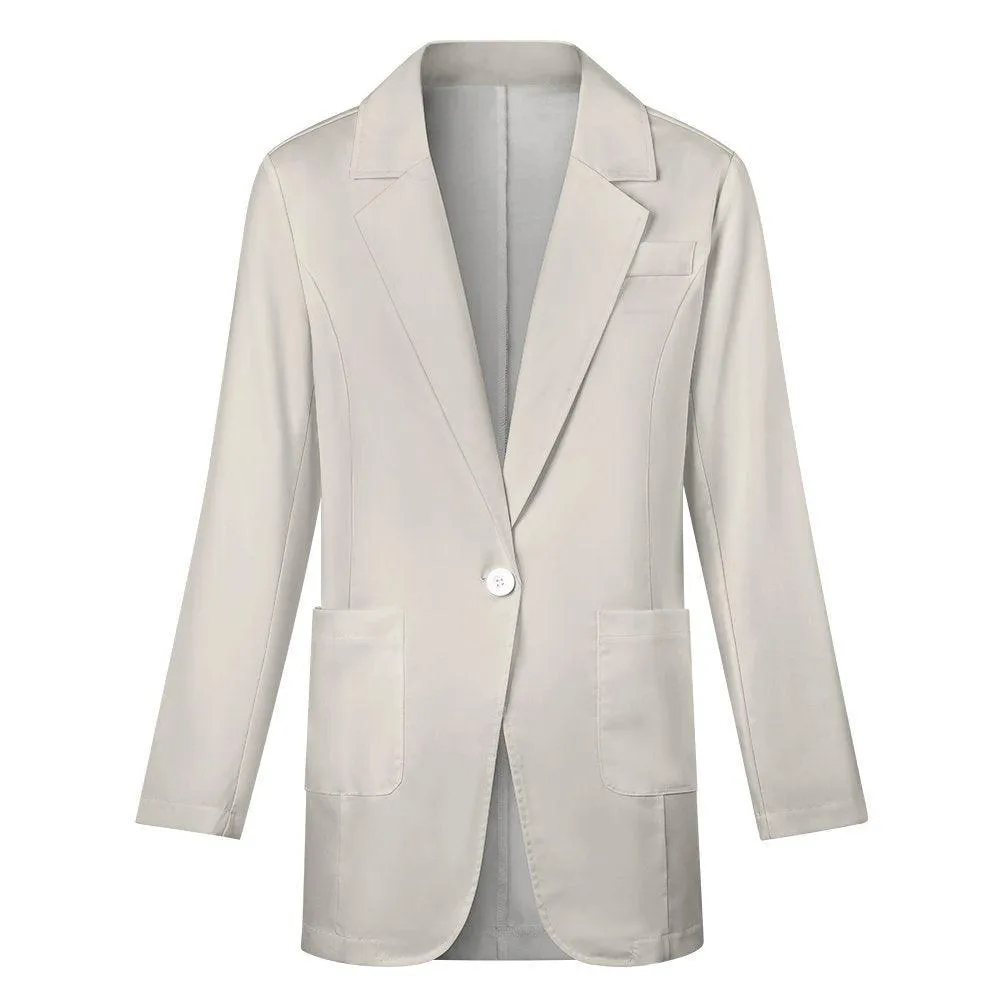 Miniaday Designs Women's Blazer Beige