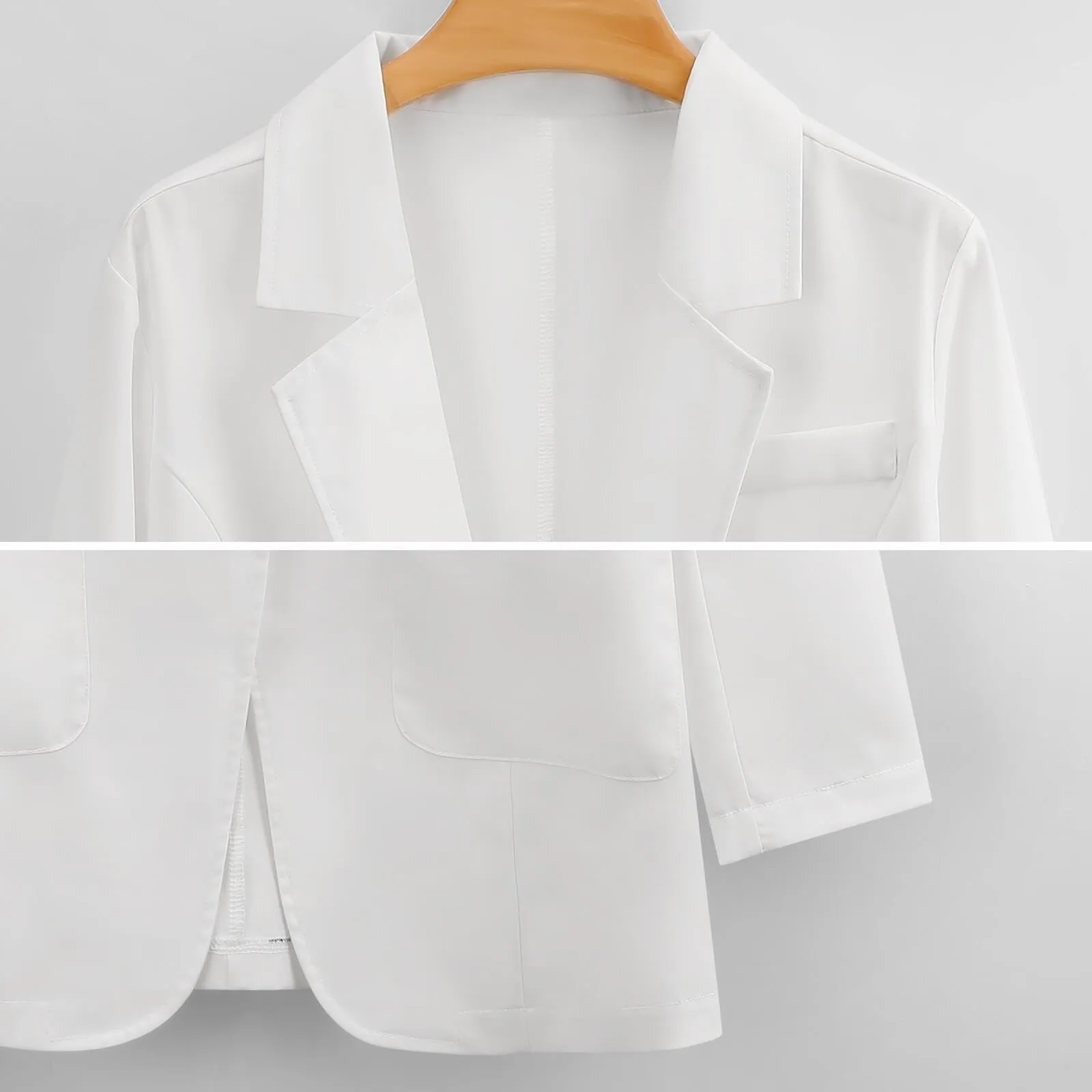 Miniaday Designs Women's Blazer Beige