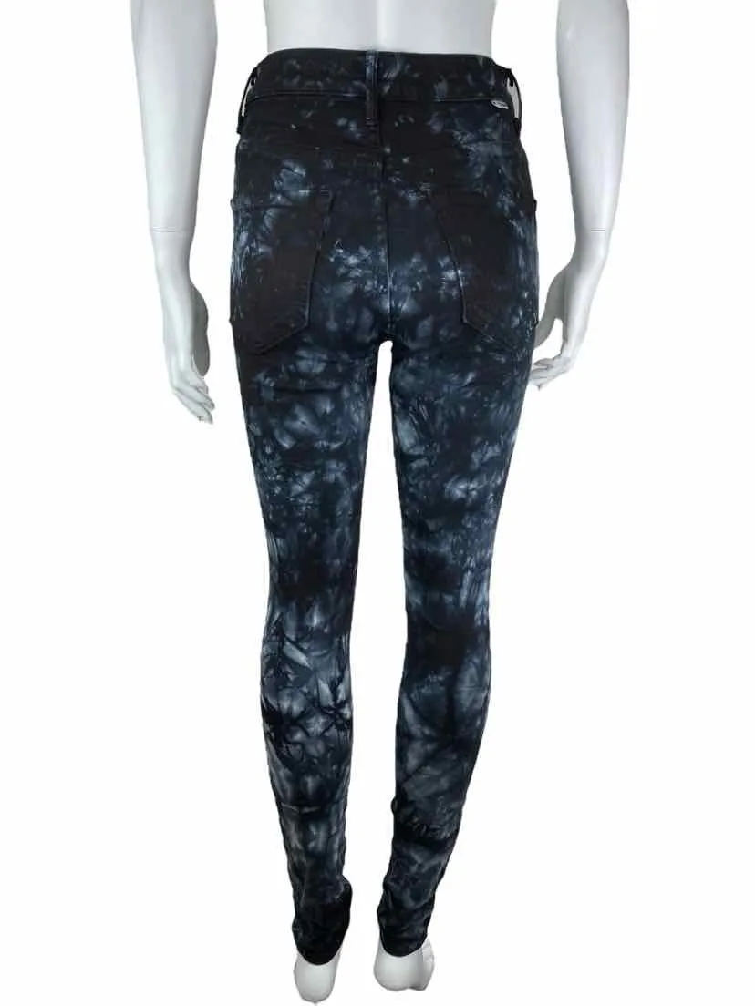 Mother Women's The Super Swooner Winding Paths Black/White Size 26 (2)