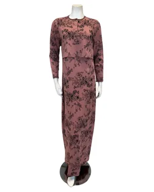 N5048-24C Ash Rose Toile Nursing Nightgown