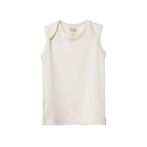 NATURE BABY - MERINO SINGLET POINTELLE: NATURAL