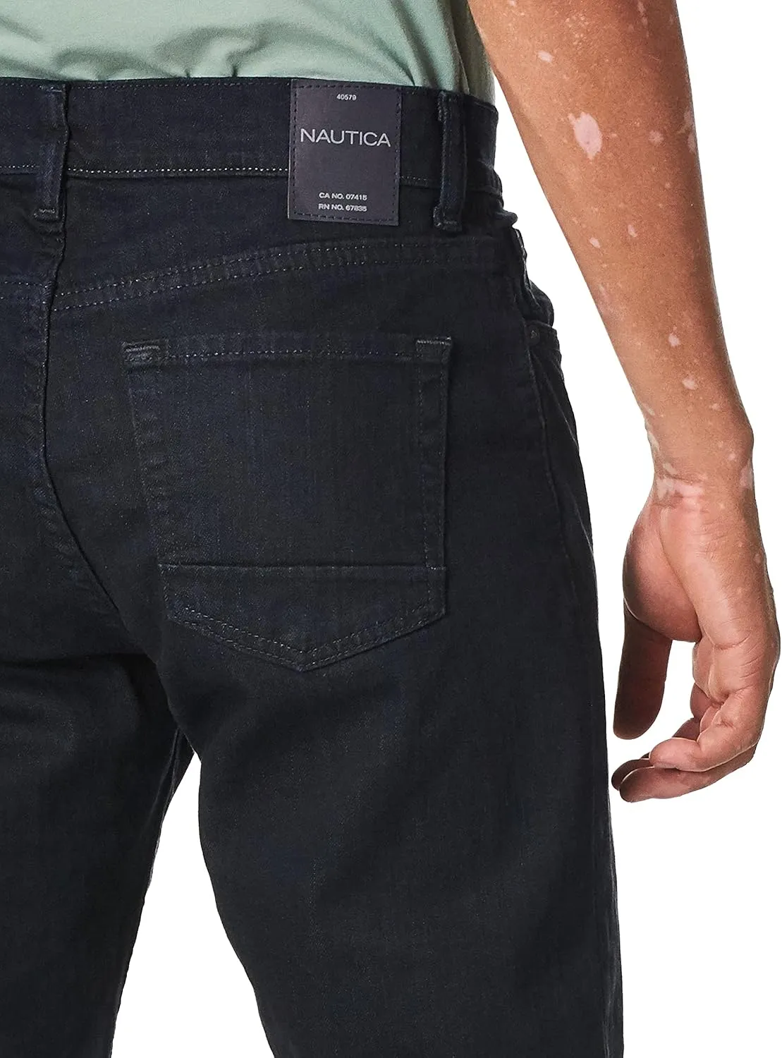 Nautica Men's Straight Fit Stretch Denim Jeans
