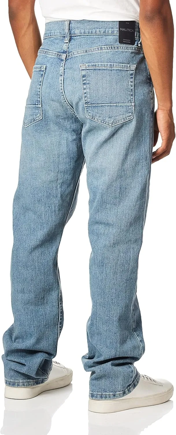 Nautica Men's Straight Fit Stretch Denim Jeans