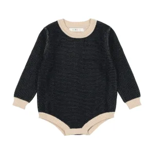 Navy Honeycomb Onesie