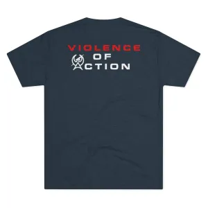 Navy Men's Violence Of Action Tri-Blend Crew Tee
