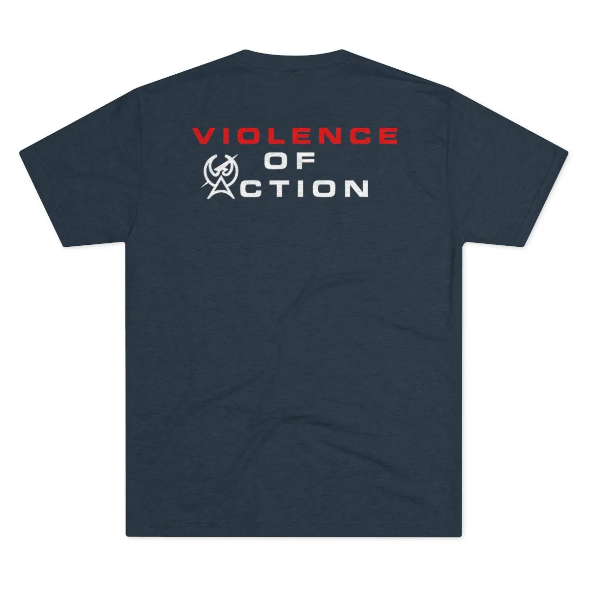 Navy Men's Violence Of Action Tri-Blend Crew Tee