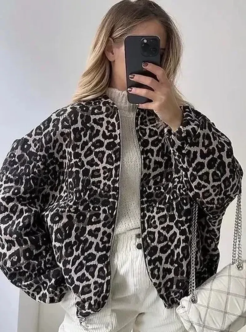 New Stylish  Female Winter Warm High Street Outwear Retro Cotton Coats Women Autumn Zipper Jacket