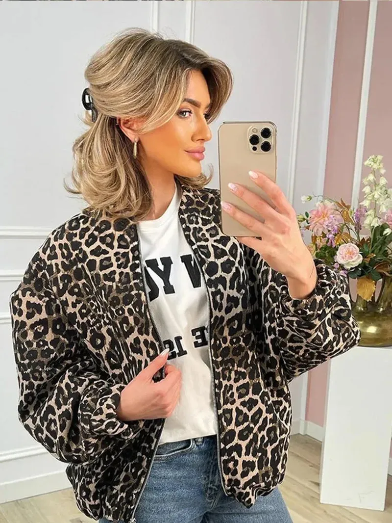 New Stylish  Female Winter Warm High Street Outwear Retro Cotton Coats Women Autumn Zipper Jacket
