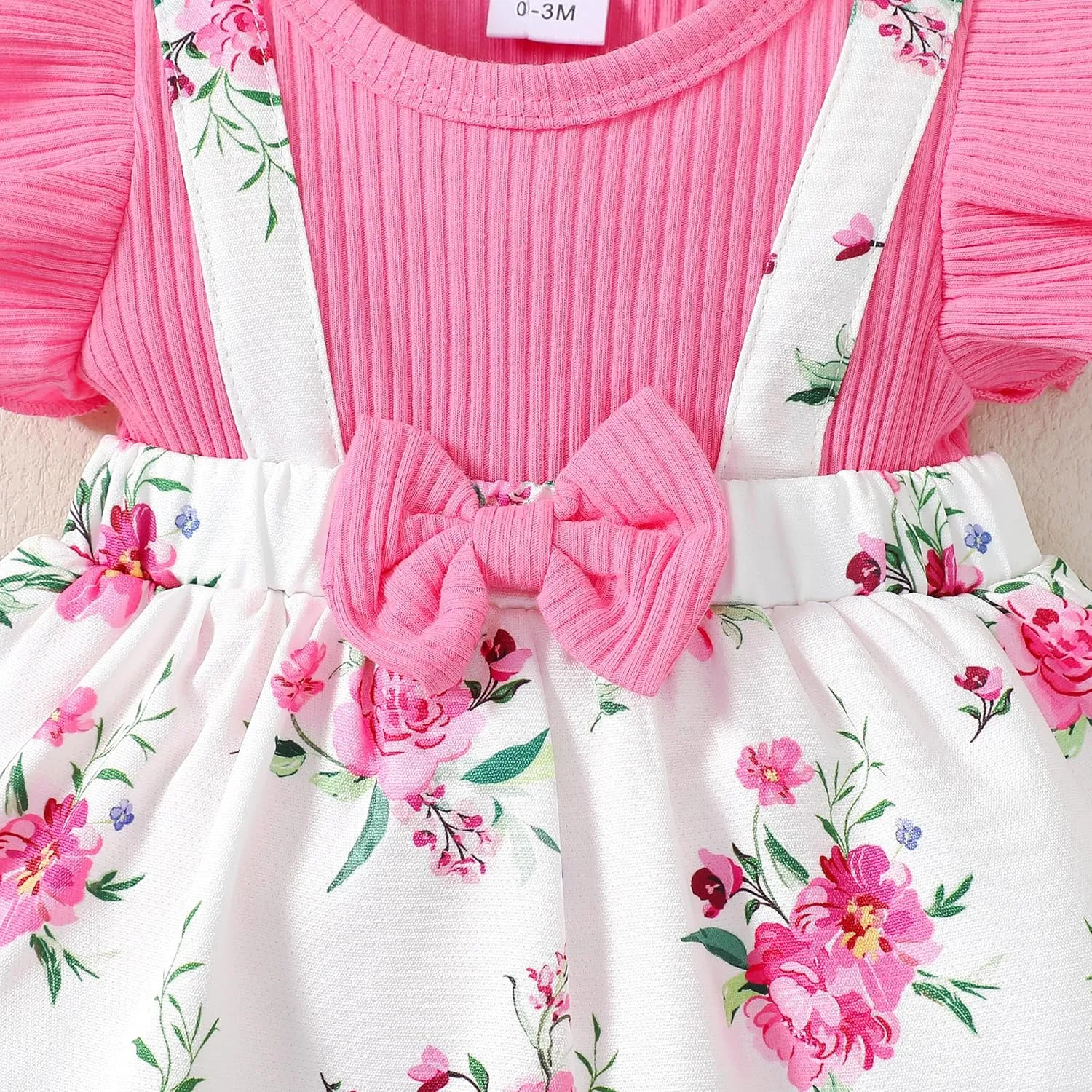 Newborn Baby Girl Clothes Infant Dress Outfit Summer Romper Jumpsuit Headband Overall Skirt Clothing Set