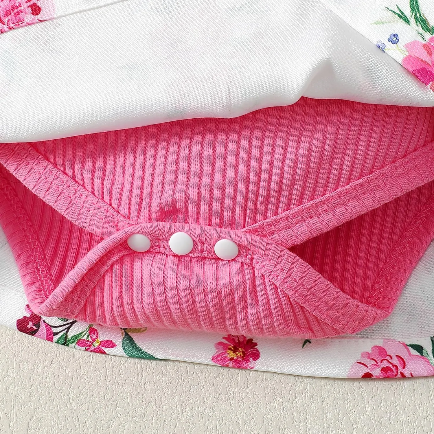 Newborn Baby Girl Clothes Infant Dress Outfit Summer Romper Jumpsuit Headband Overall Skirt Clothing Set