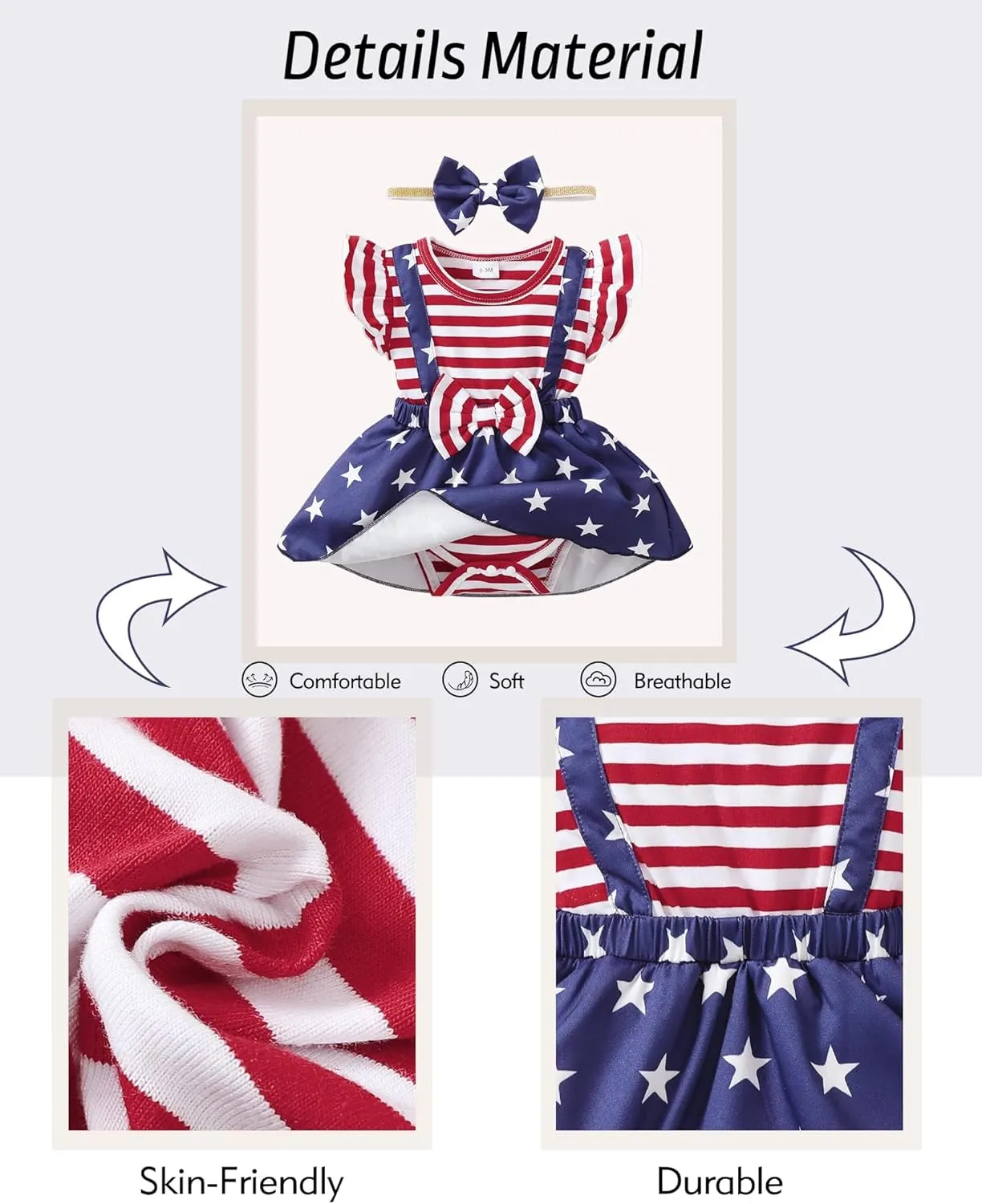 Newborn Baby Girl Clothes Infant Dress Outfit Summer Romper Jumpsuit Headband Overall Skirt Clothing Set