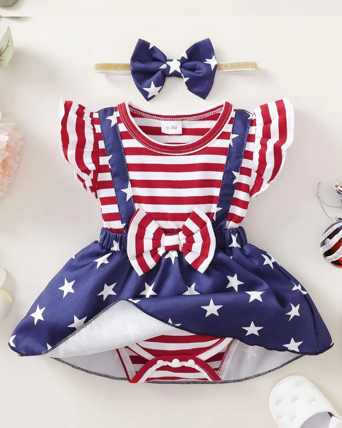 Newborn Baby Girl Clothes Infant Dress Outfit Summer Romper Jumpsuit Headband Overall Skirt Clothing Set