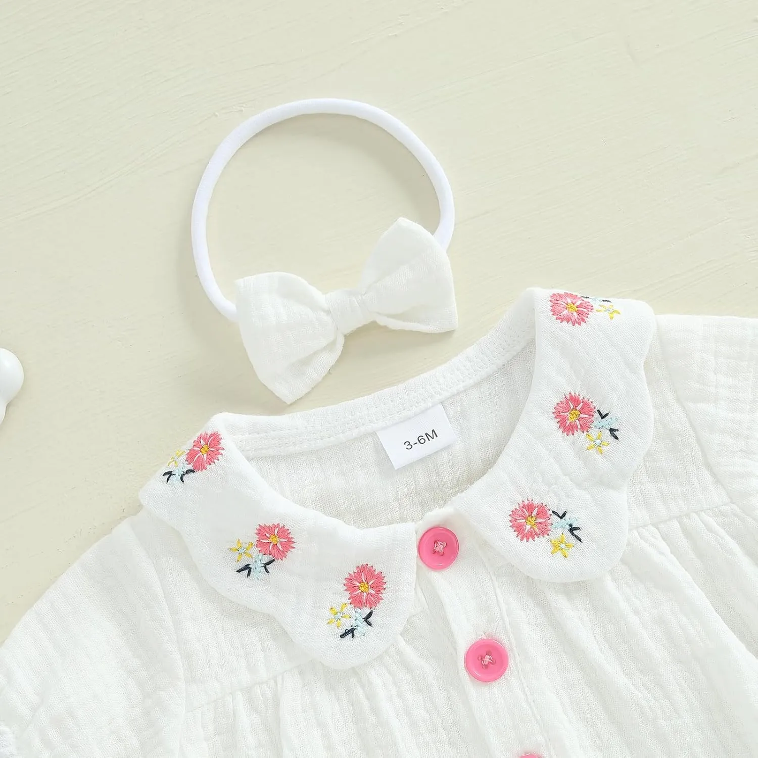 Newborn Baby Girl Summer Clothes Short Sleeve Bubble Romper Jumpsuit Top Infant Clothing Cute Baby Girl Outfits