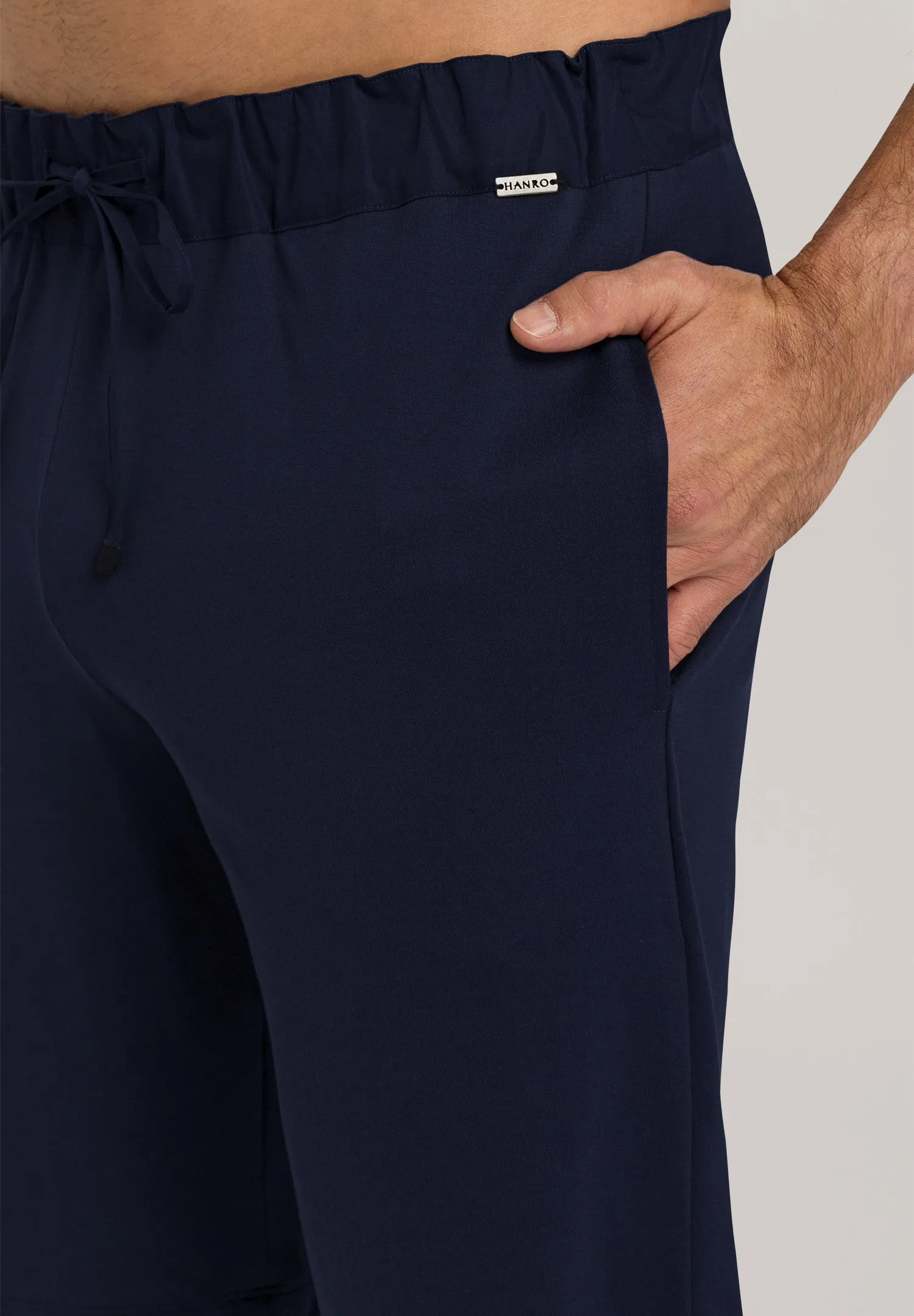 Night And Day Cotton Knit Drawstring Shorts | Black Iris 75434-496