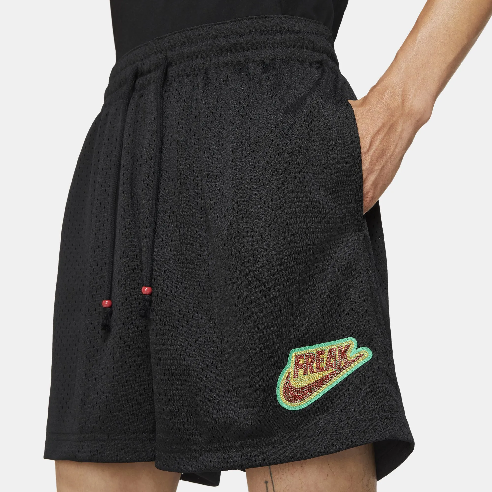 Nike Giannis "Freak" Basketball Shorts - Black/Cinnabar