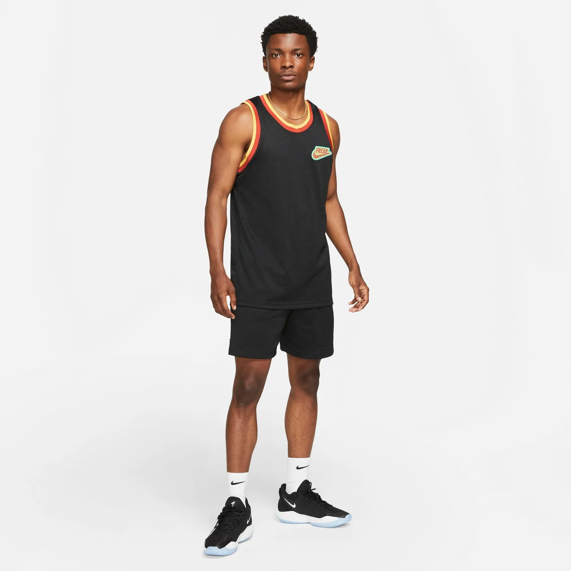 Nike Giannis "Freak" Basketball Shorts - Black/Cinnabar