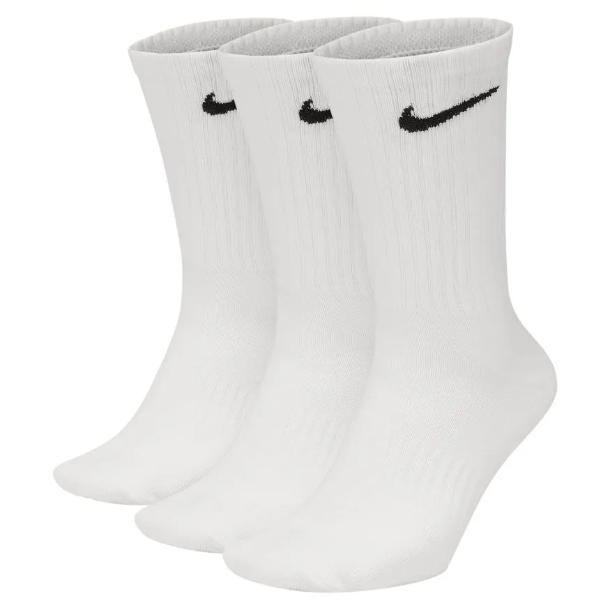 Nike SB Everyday Lightweight 3-Pack Crew Socks - White/Black