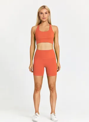 Olivia Crossback Bra - Watermelon