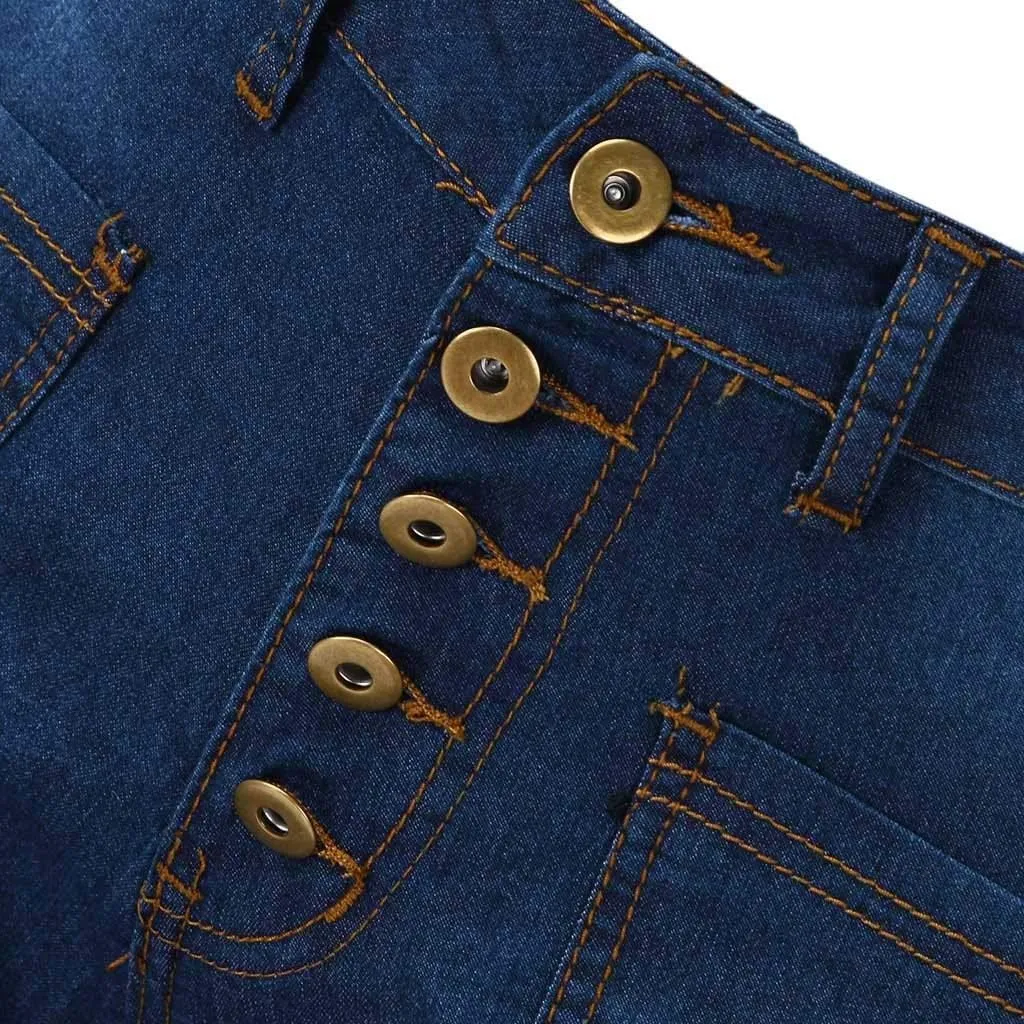 Outdoor Pants for Women Mid Pants Waist Jeans Flare Stretch Bell Jeans Length Women Jeans Slim Women's Jeans