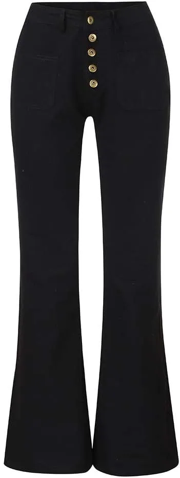 Outdoor Pants for Women Mid Pants Waist Jeans Flare Stretch Bell Jeans Length Women Jeans Slim Women's Jeans