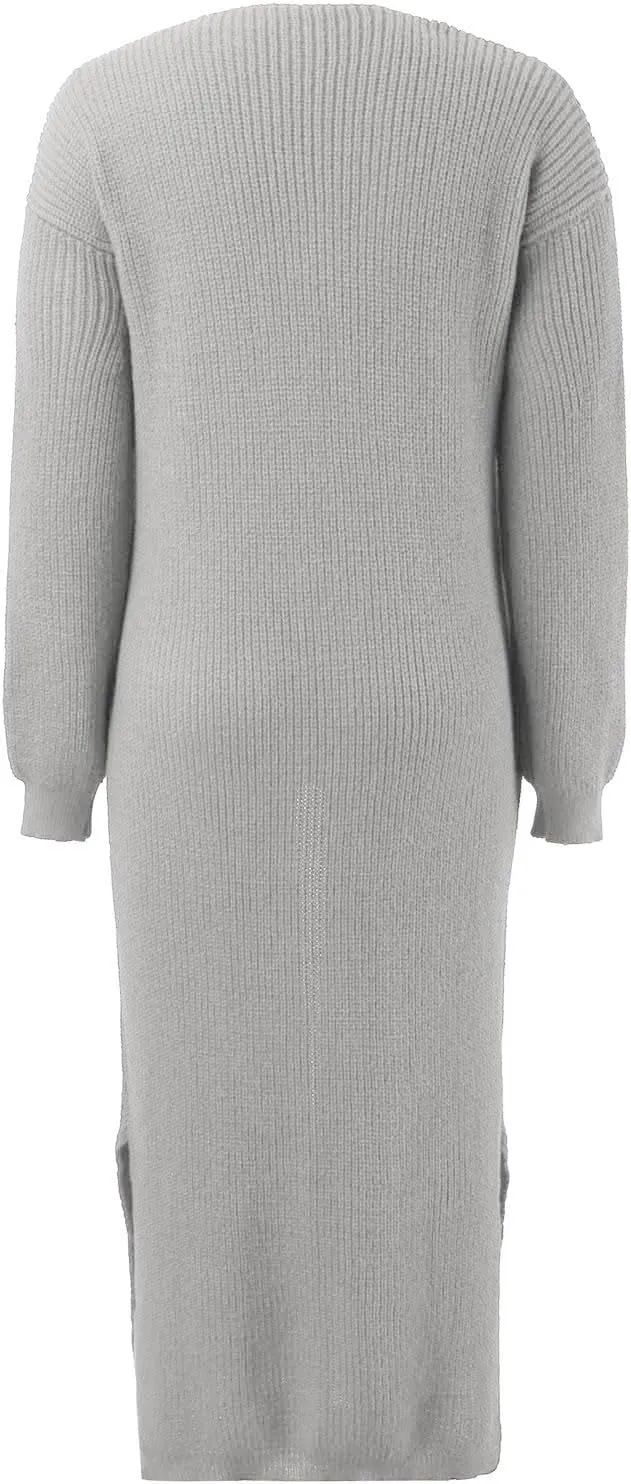 Oversized Cardigans for Women Long Sleeve Knitted Solid Open Front Lightweight Cardigan Sweaters 2024 Fall Winter