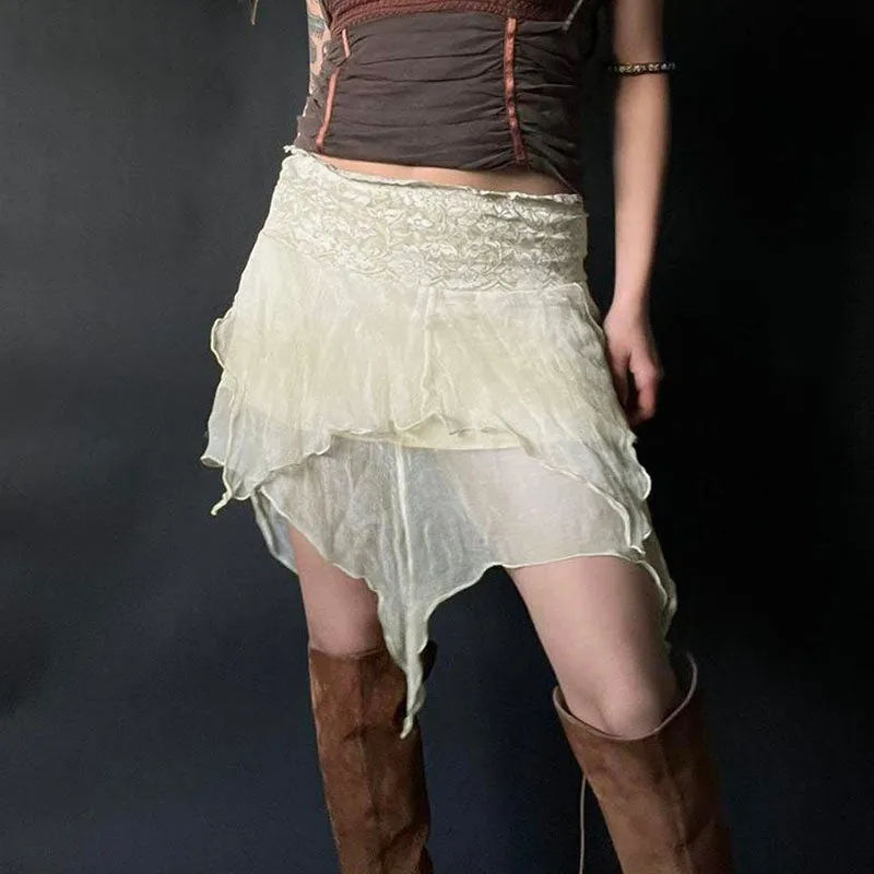 Paityn Mesh Mini Skirt