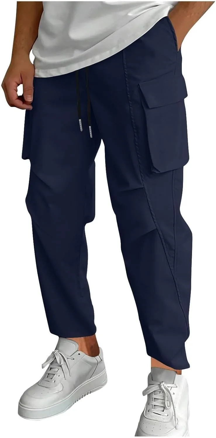 Pants for Men Men's Casual Loose Fit Work Pants Big and Tall Flannel Lined Jeans Men Mens Cotton Polyester Dress Pants Plus Size Cargo Jeans Jeans for Men Baggy Camo Pants Men