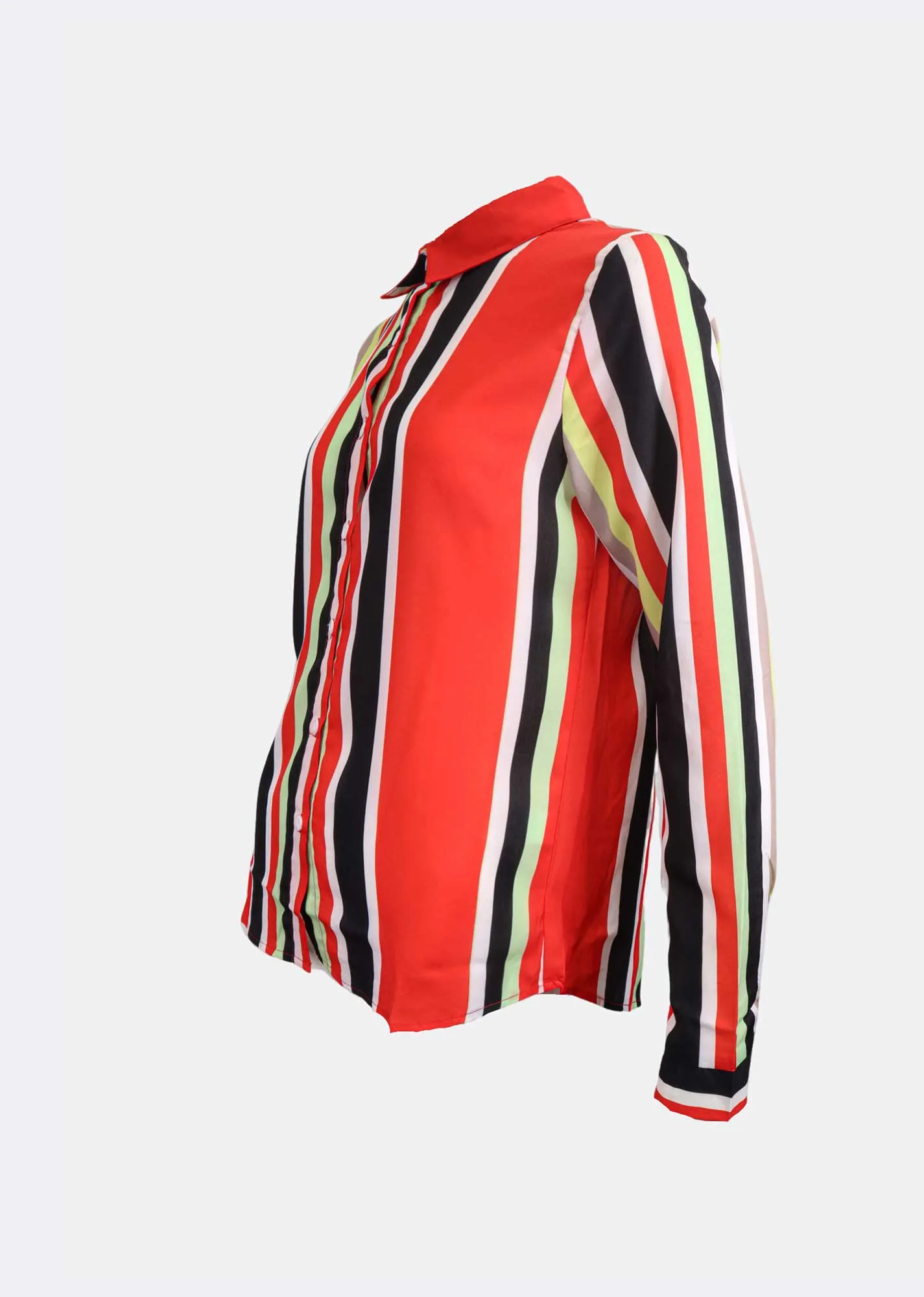 Parallel Stripes Shirt Blouse