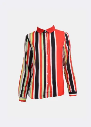 Parallel Stripes Shirt Blouse