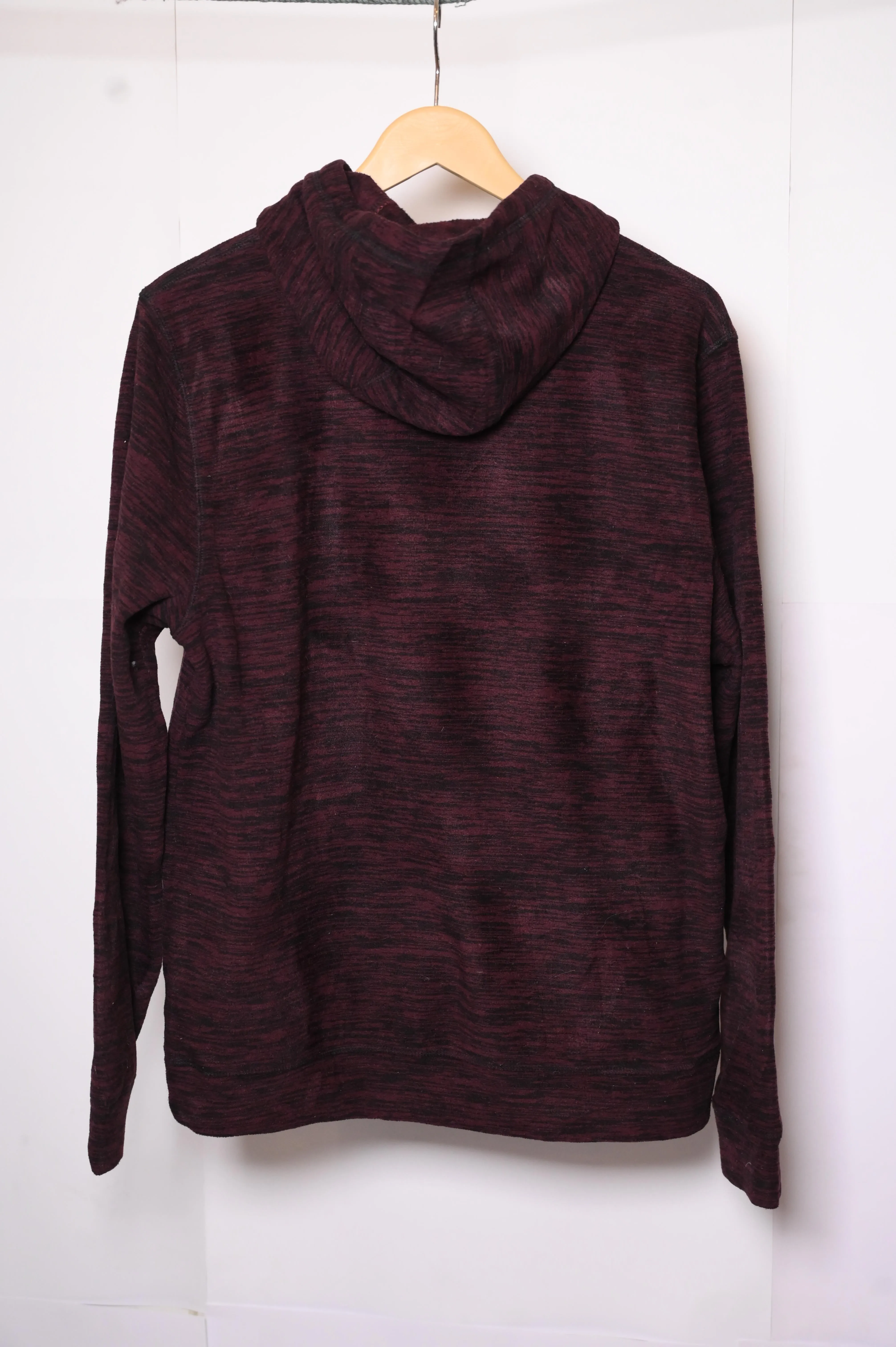 Peacocks Burgundy Hoodie -  Medium Size