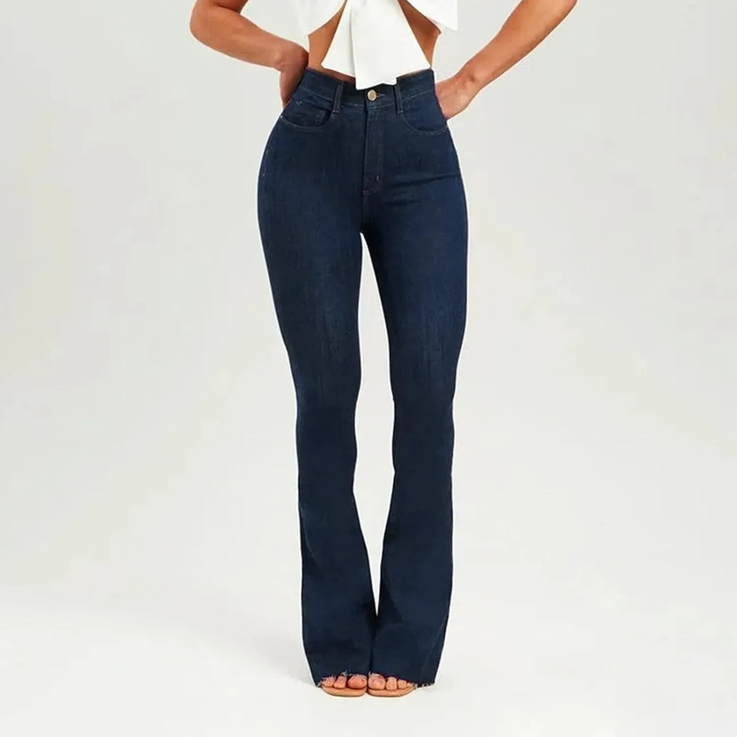 Petite Jeans for Women Skinny Jeans Low Rise Jeans Baggy Jeans Stretch Jeggings Tummy Control Trousers Y2K Denim Jeans
