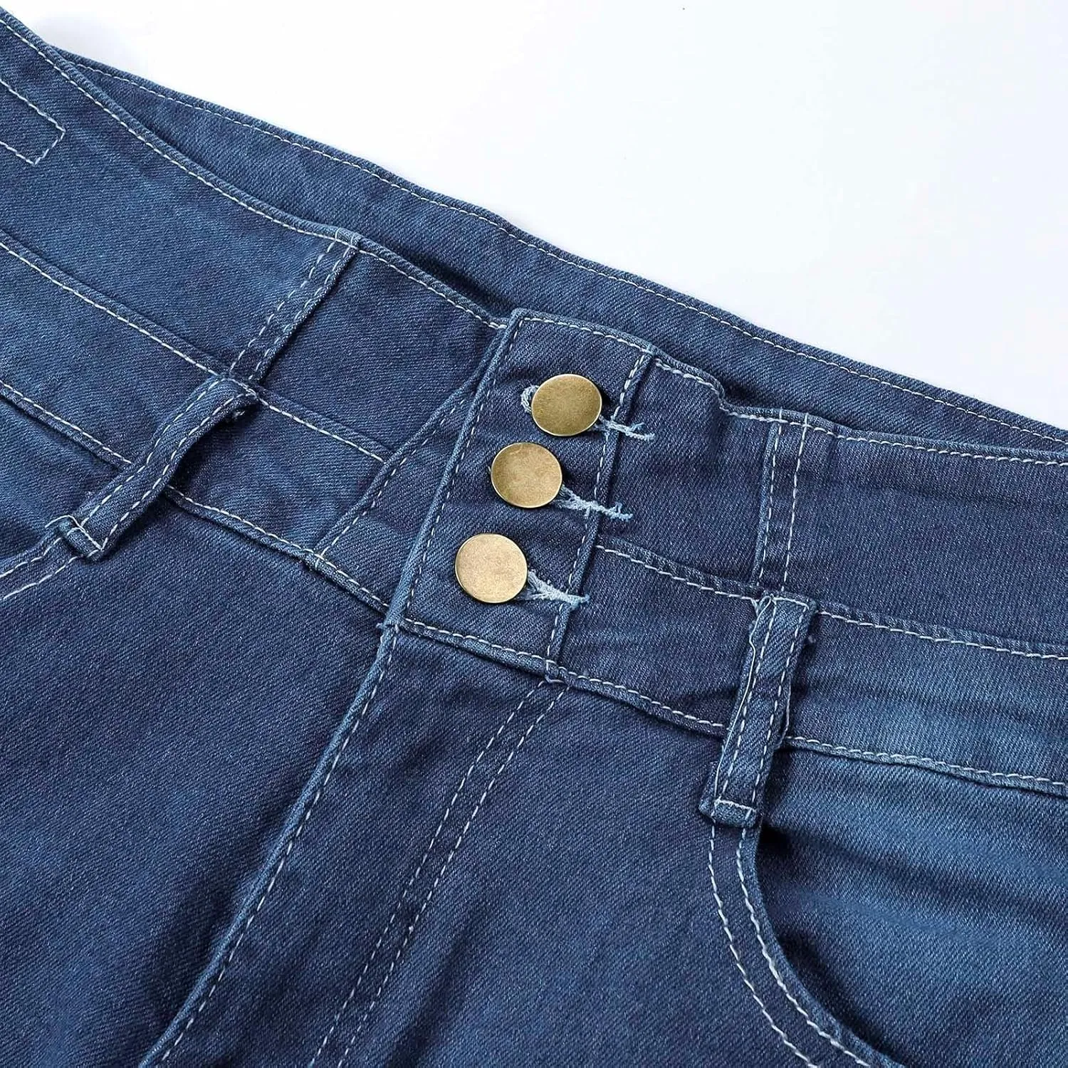Petite Jeans for Women Skinny Jeans Mid Rise Jeans Plus Size Jeans Stretch Jeggings Butt Lifting Trousers Y2K Denim Jeans