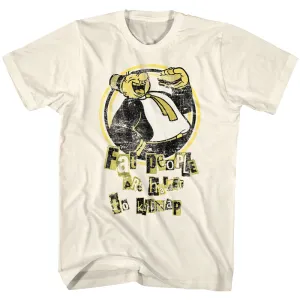 Popeye Hard To Kidnap Men's T-Shirt