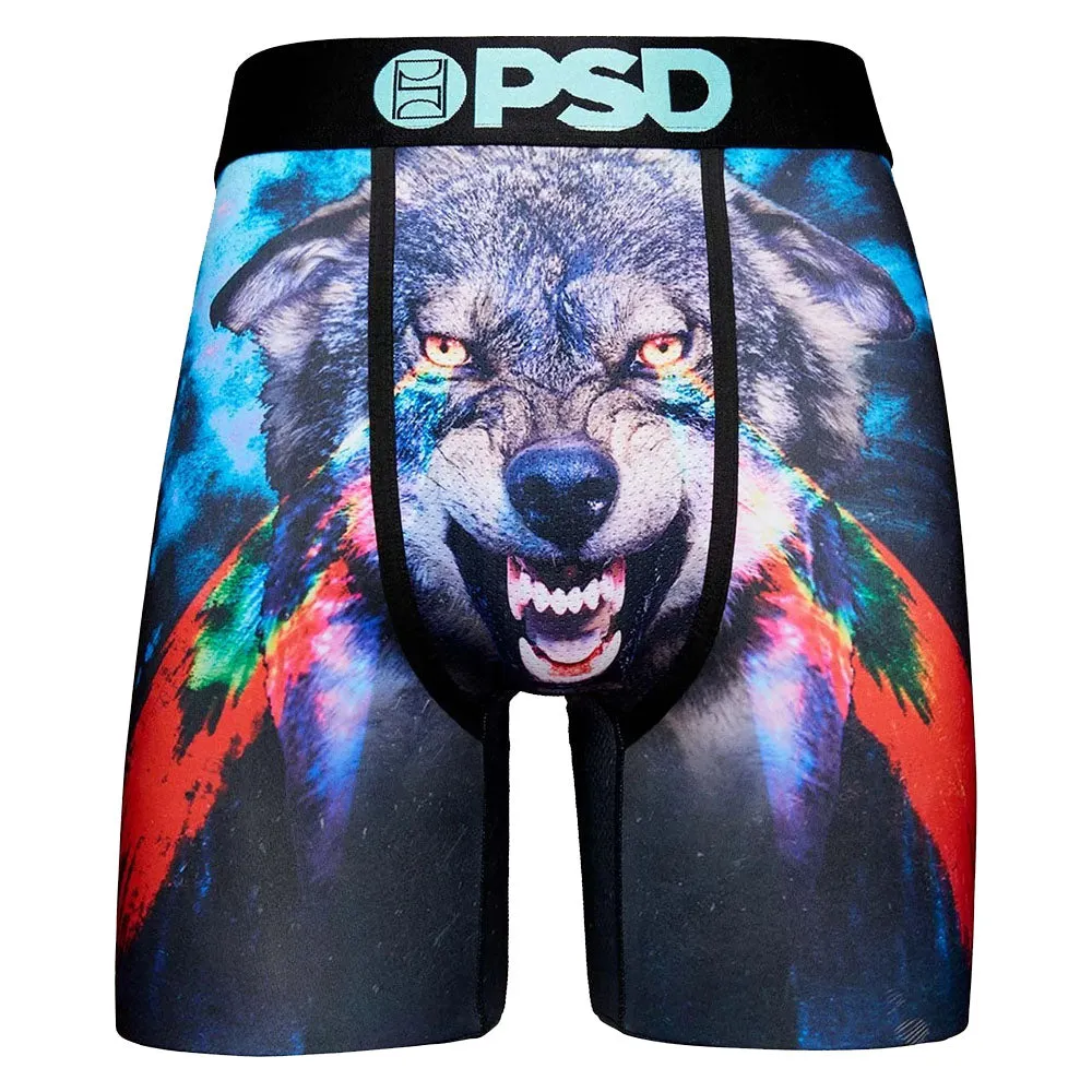 PSD Men's Multicolor Alpha Boxer Briefs Underwear - 422180086-MUL