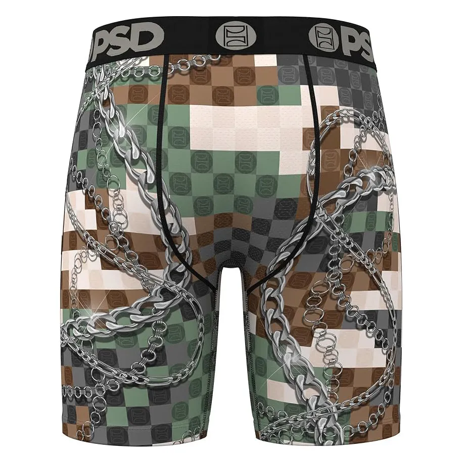 PSD Men's Multicolor Army Boxer Briefs Medium Underwear - 324180048-MUL-M