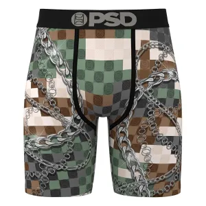 PSD Men's Multicolor Army Boxer Briefs Medium Underwear - 324180048-MUL-M