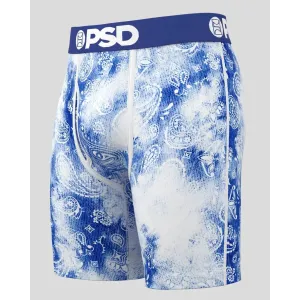 PSD Men's Multicolor Bandana Blues Modal Boxer Briefs Small Underwear - 224180100-MUL-S