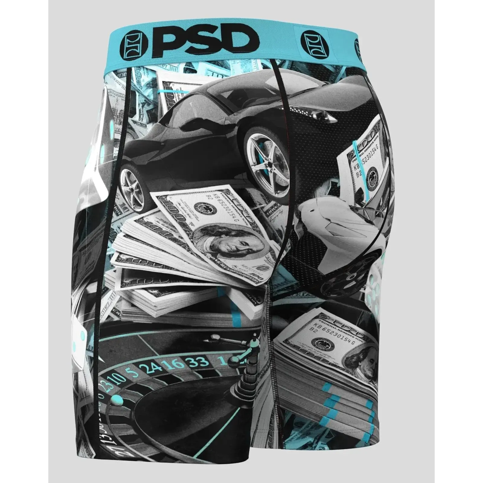 PSD Men's Multicolor Lifestyle Boxer Briefs Extra Large Underwear - 224180018-MUL-XL