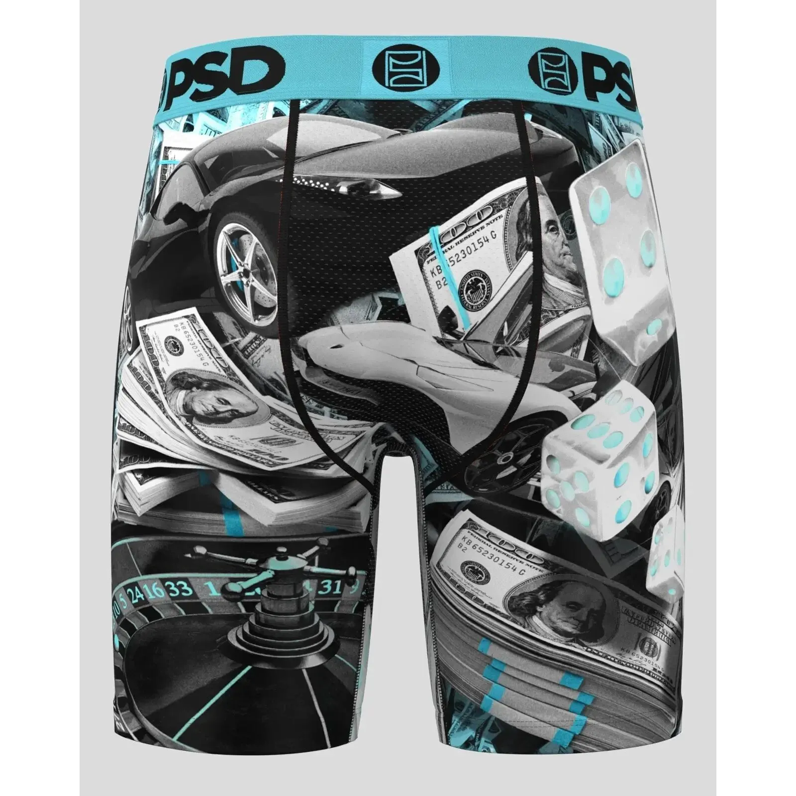 PSD Men's Multicolor Lifestyle Boxer Briefs Extra Large Underwear - 224180018-MUL-XL