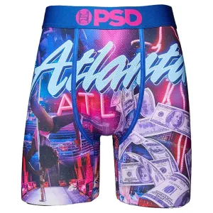 PSD Men's Multicolor Magic City Blue Boxer Briefs Underwear - 222180093-MUL-XL