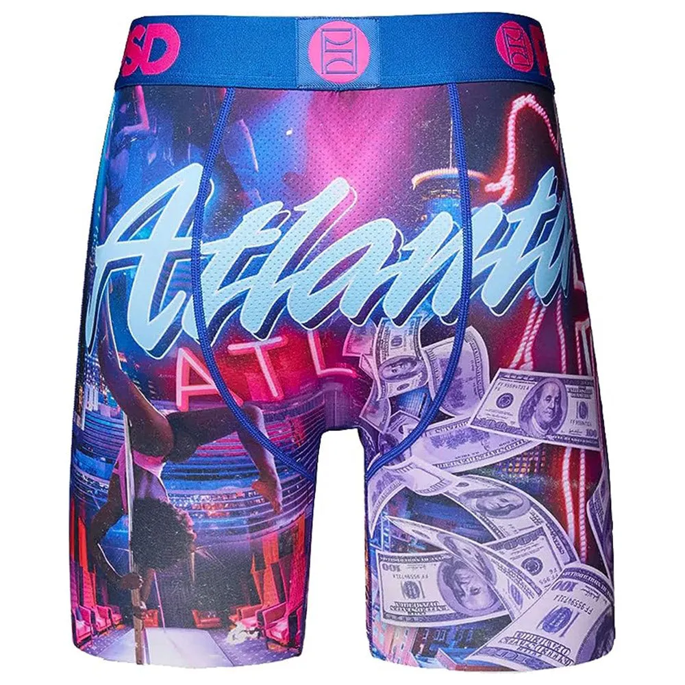 PSD Men's Multicolor Magic City Blue Boxer Briefs Underwear - 222180093-MUL-XL