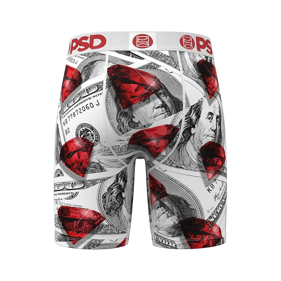 PSD Men's Multicolor MMF Boxer Briefs Large Underwear (Knit) - 424180046-MUL-L