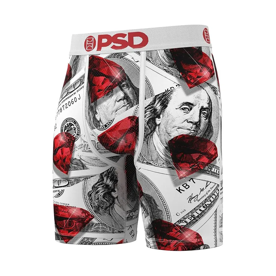 PSD Men's Multicolor MMF Boxer Briefs Large Underwear (Knit) - 424180046-MUL-L