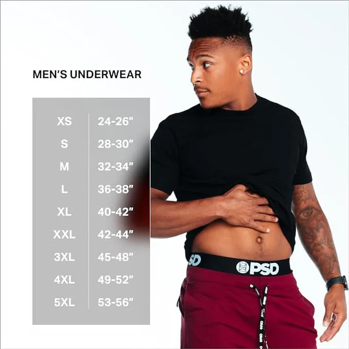 PSD Men's Multicolor Money Print Boxer Briefs Large Underwear (Knit) - 324180192-MUL-L