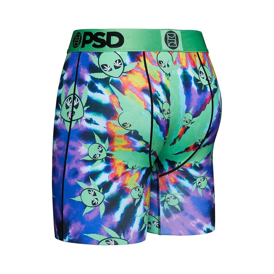 PSD Men's Multicolor Money Print Boxer Briefs Small Underwear - 424180050-MUL-S
