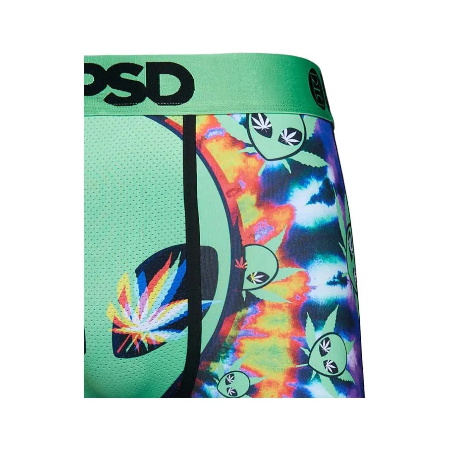 PSD Men's Multicolor Money Print Boxer Briefs Small Underwear - 424180050-MUL-S
