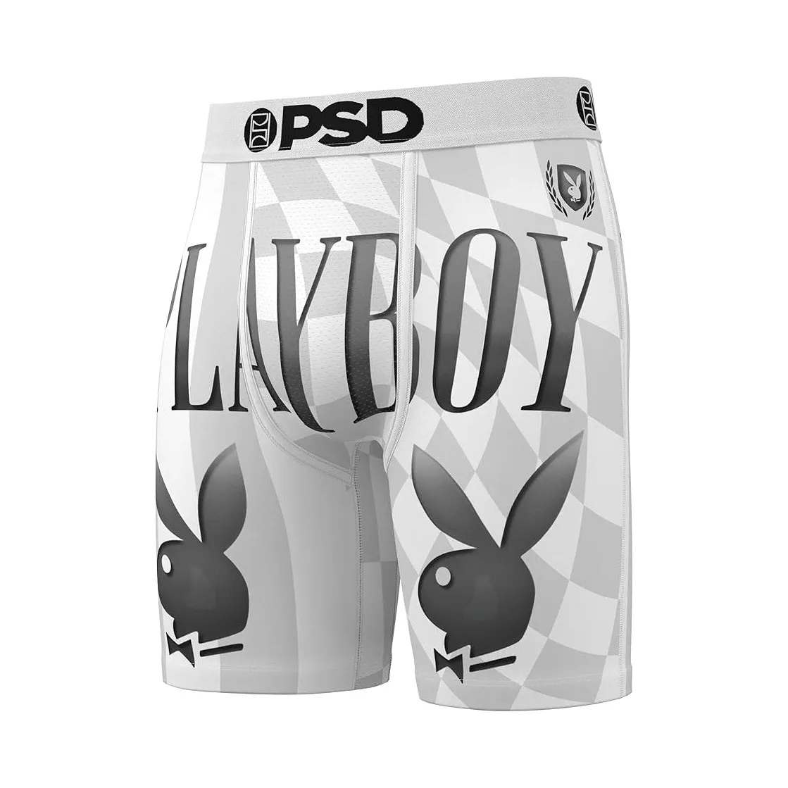 PSD Men's Multicolor Playboy Champ Boxer Briefs Small Underwear - 324180008-MUL-S