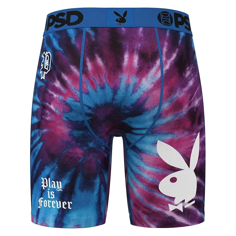 PSD Men's Multicolor Playboy Forever Dye Boxer Briefs Large Underwear - 324180004-MUL-L