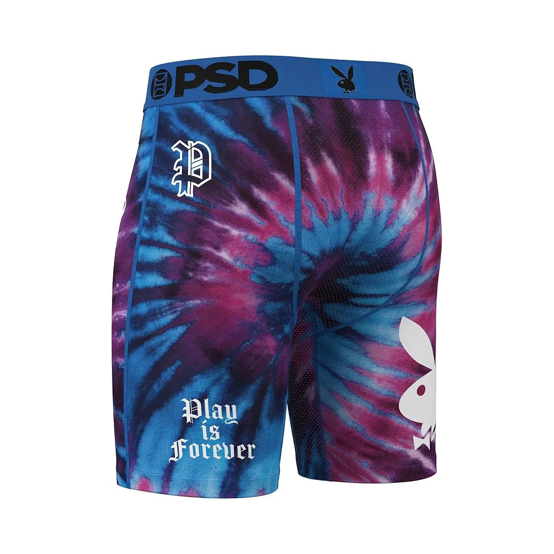 PSD Men's Multicolor Playboy Forever Dye Boxer Briefs Large Underwear - 324180004-MUL-L