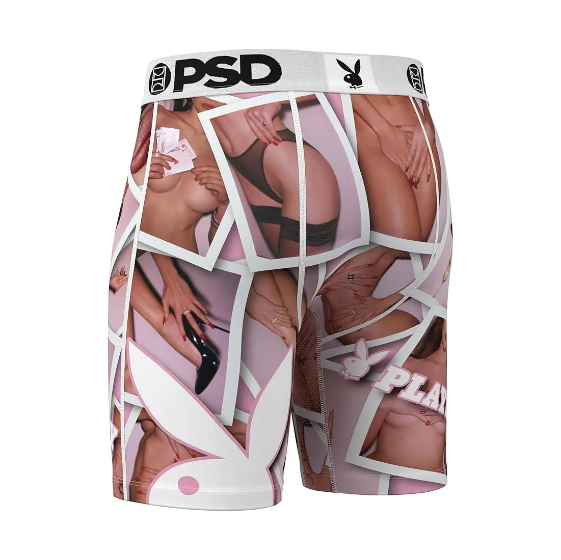 PSD Men's Multicolor Playboy Frames Boxer Briefs Extra Large Underwear - 324180003-MUL-XL